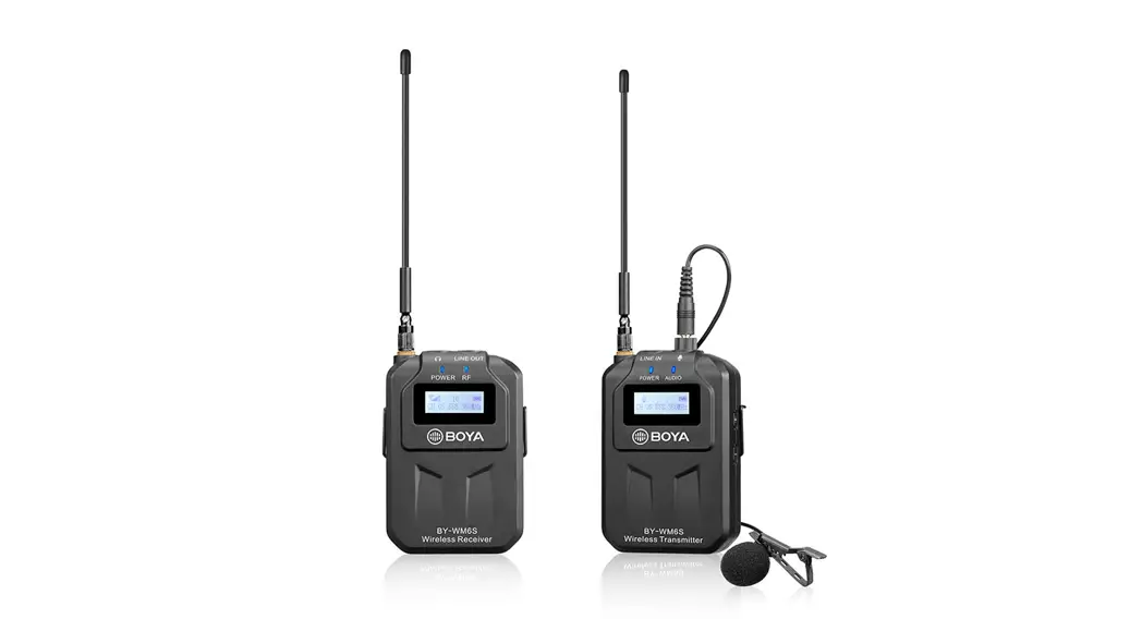 Boya By-wm6s Uhf Wireless Microphone System Instruction Manual Boya By-wm6s Uhf Wireless Microphone System Instruction Manual