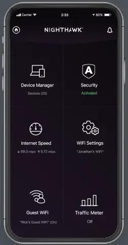 NETGEAR Nighthawk Tri-Band WiFi 6 Router RAX200 -3