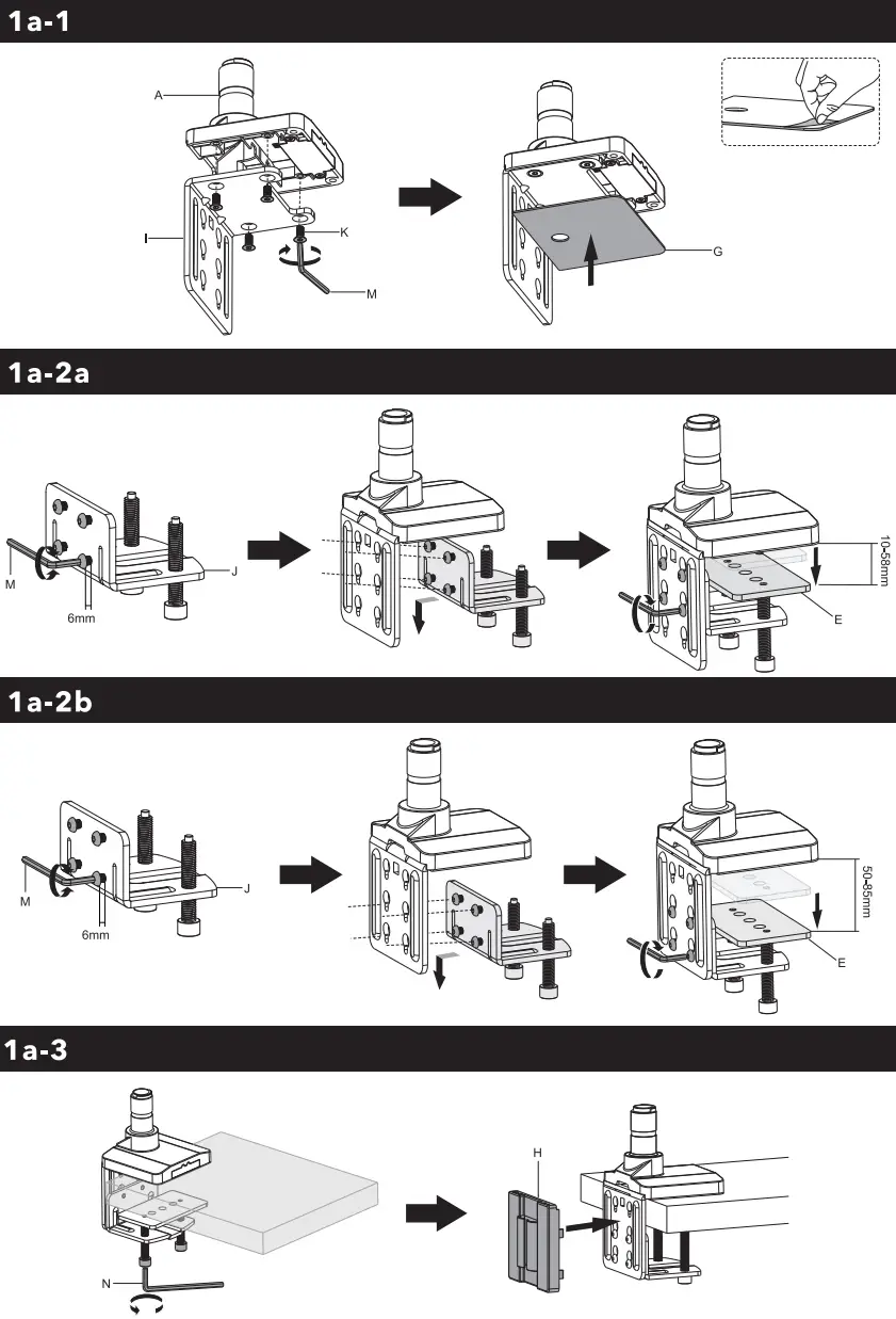AlzaErgo APW EGARS50B Rapture Monitor Mount - Figure 2
