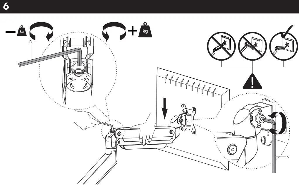 AlzaErgo APW EGARS50B Rapture Monitor Mount - Figure 5