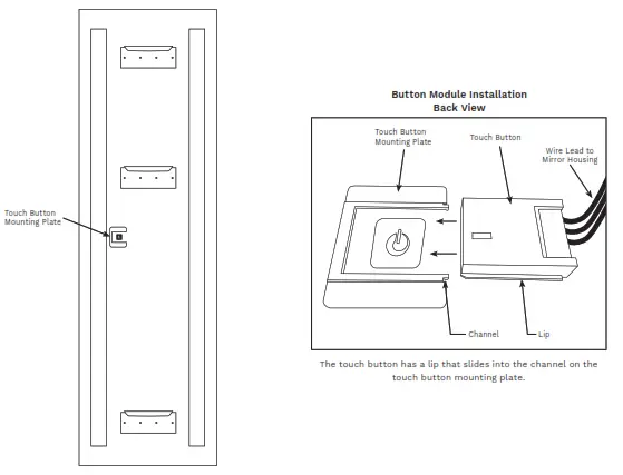 SEURA S-S-2442-S-AL-BLED-D Lighted Mirror with Traditional Mirror Housing - 17