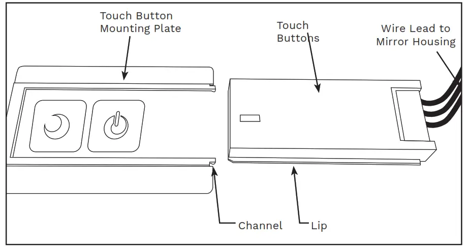 SEURA S-S-2442-S-AL-BLED-D Lighted Mirror with Traditional Mirror Housing - 22