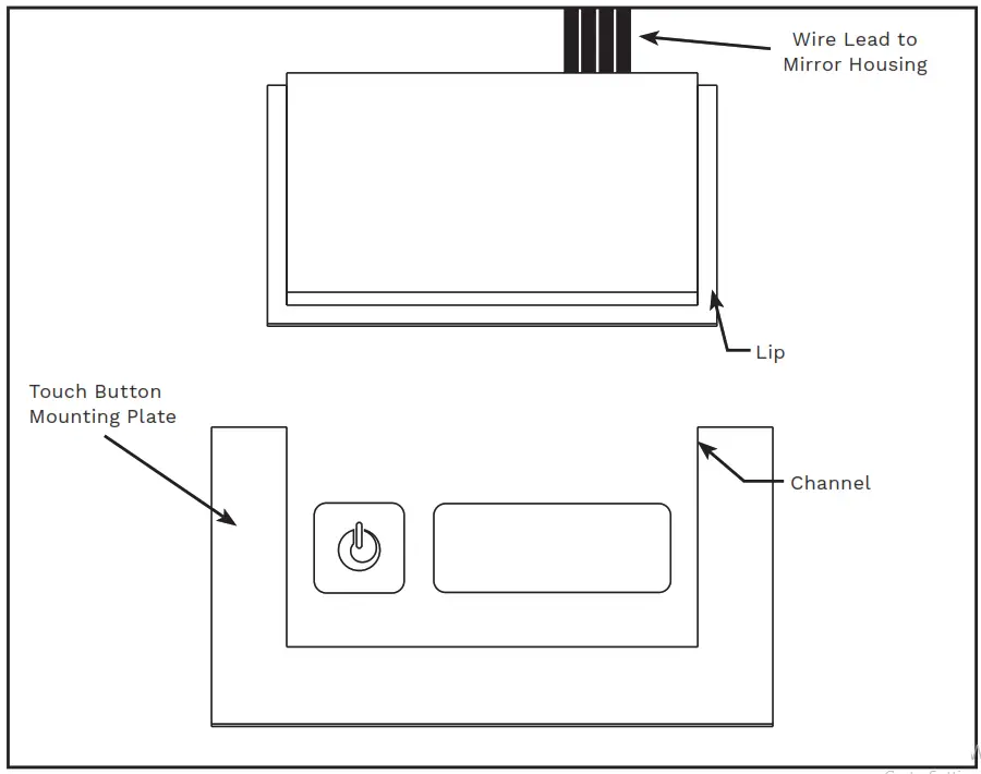 SEURA S-S-2442-S-AL-BLED-D Lighted Mirror with Traditional Mirror Housing - 25