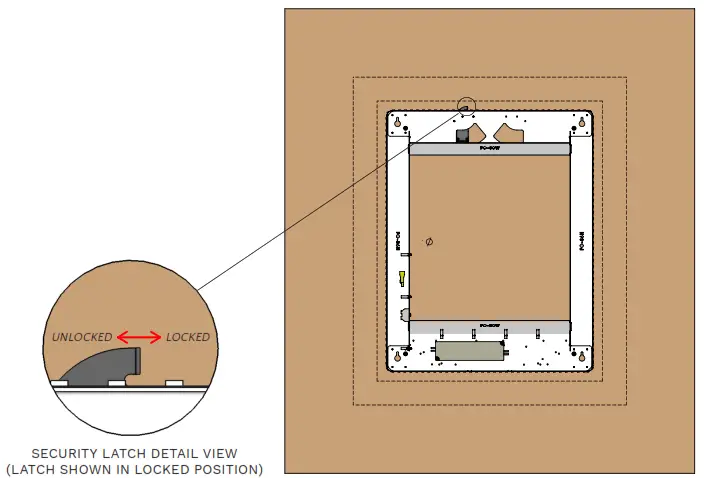 SEURA S-S-2442-S-AL-BLED-D Lighted Mirror with Traditional Mirror Housing - 27