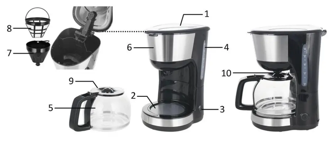 emerio CME 122933 Coffee Maker-fig1