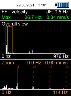PCE Instruments PCE VT 3900S Machine Monitoring Vibration Meter - Data logger 12