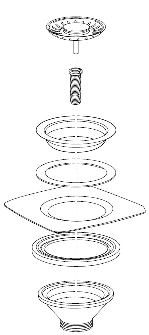 FRANKE-WK655-Semi-Plug-Waste-Kit-FIG-1