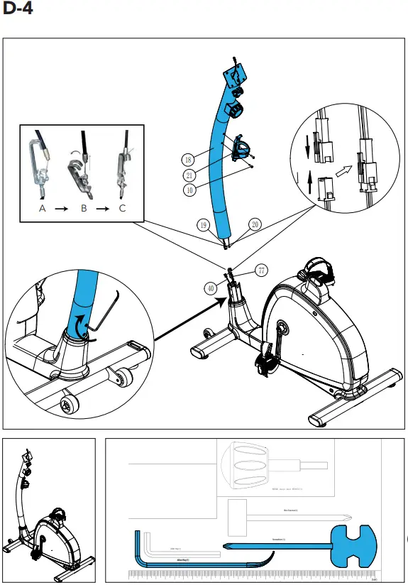 TUNTURI-F20-Upright-Bike-fig-8