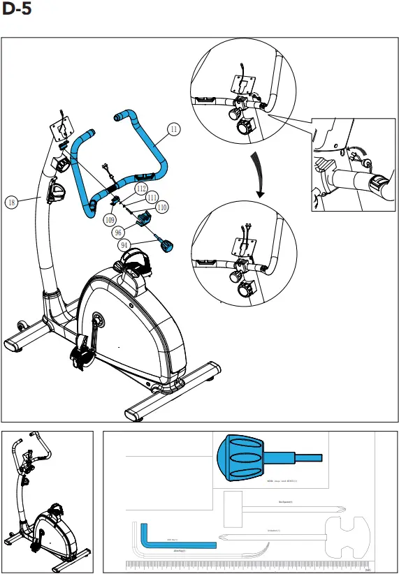 TUNTURI-F20-Upright-Bike-fig-9