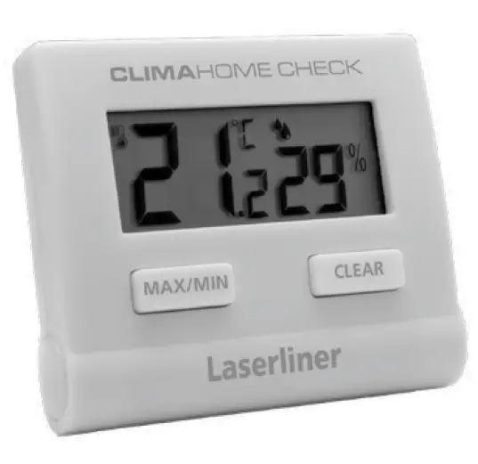 Laserliner ClimaHome-Check Digital Hygrometer For Long Term Room Climate Monitoring