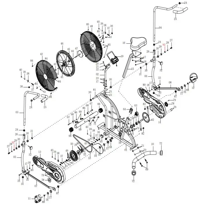 STORMRED PATRIOT Catalog Full of Sportswear - Parts list