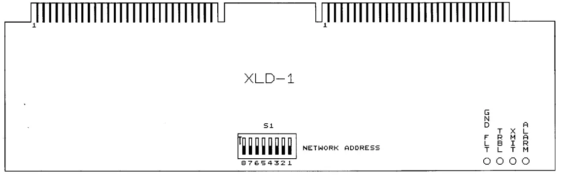 CERBERUS PYROTRONICS XLD 1 X Series Loop Driver - Diagram