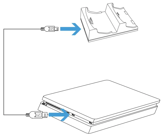 Trust 21681 GXT 235 Duo Charging Dock for PS4-connect