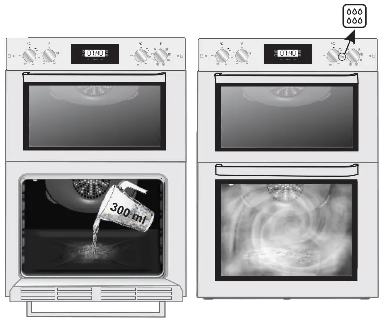 HOOVER 70016516 OVENS-clean function
