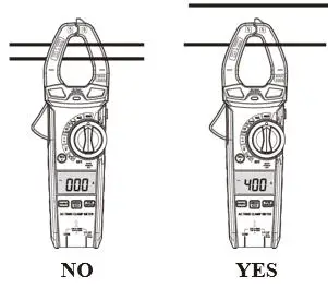 TRIPLETT CM400 400A TRMS AC Clamp Meter - Operation
