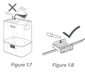 Levoit Smart Ultrasonic Top-Fill Cool Mist Humidifier User Manual - Figure 1.7,8