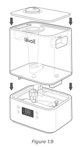 Levoit Smart Ultrasonic Top-Fill Cool Mist Humidifier User Manual - Figure 1.9