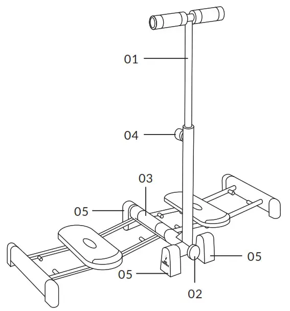 MEDIC LEG TONER - PARTS OVERVIEW