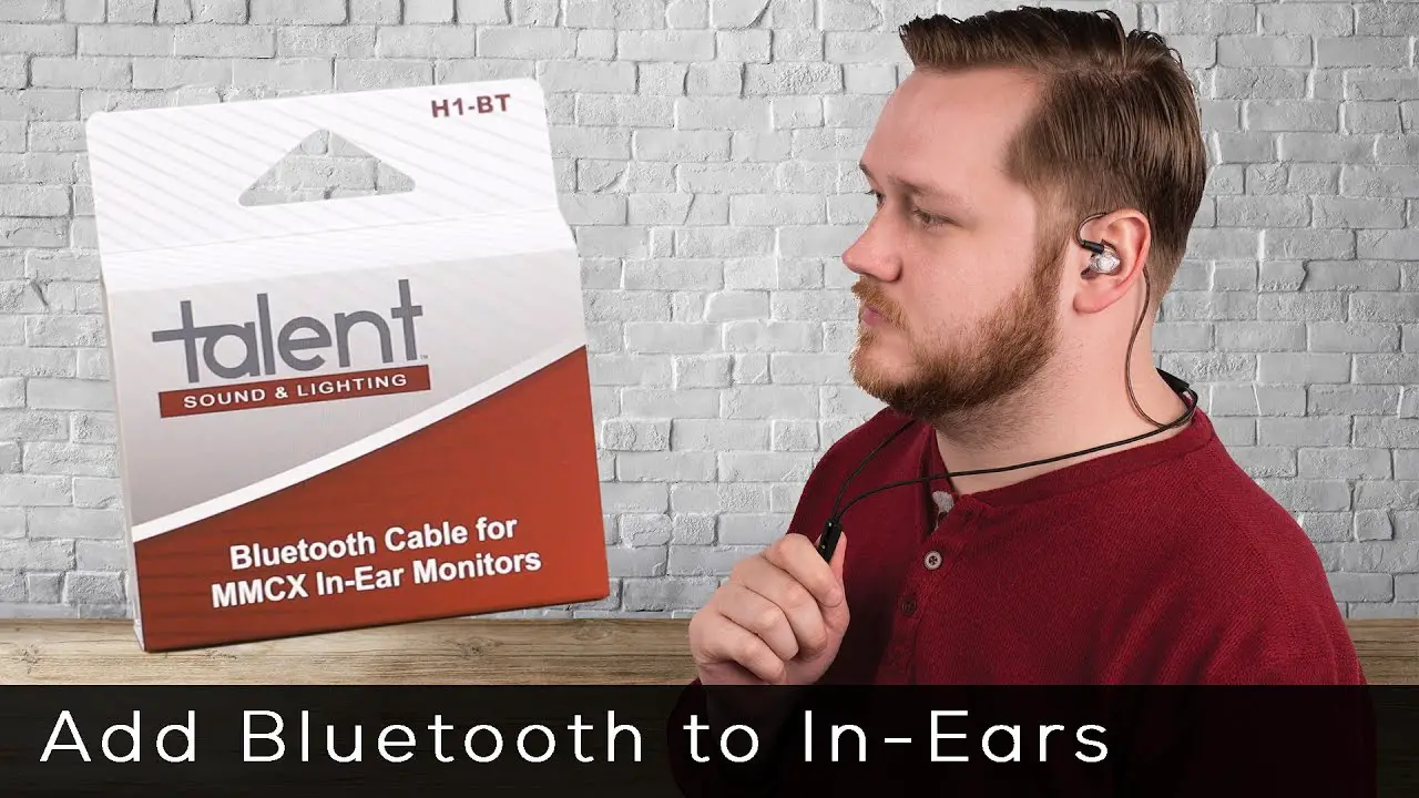 Talent H1-bt Bluetooth Cable For Mmcx In-ear Monitor User Manual