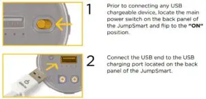 HOW TO USE THE POWER BANK FIG 1