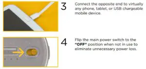 HOW TO USE THE POWER BANK FIG 2