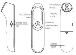 yuwell YT 1 Duo Sensor Infrared Thermometer - circuit board
