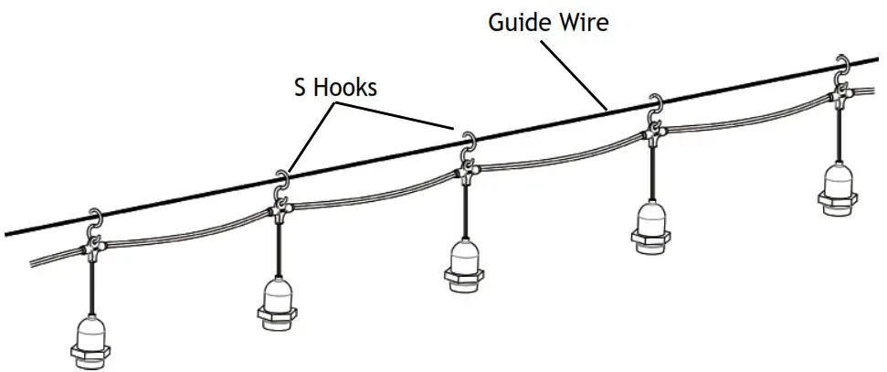 AMP Lighting VAC-SI-GW2 Line Voltage Landscape- Guide Wire
