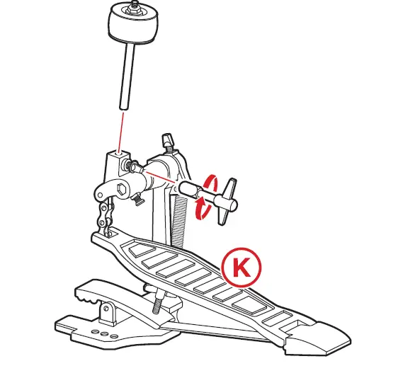 bcp SKY6261 3-Piece Kids Beginner Drum Kit-12
