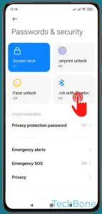 Unlock with Bluetooth device
