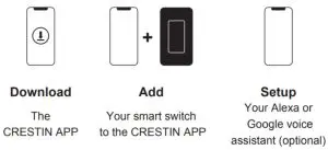 CRESTIN CRASWW101 Smart Switch - Next