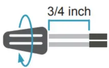 CRESTIN CRASWW101 Smart Switch - USING WIRE NUTS