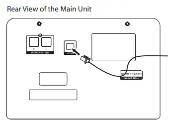 JVC UX D327B Wireless micro DAB Hi Fi System - Connecting the FM Aerial