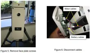 FIG 5 Install polar scope illumination LED