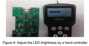 FIG 8 Install polar scope illumination LED