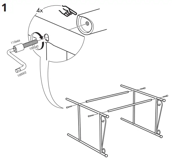 IKEA 101 925 79 RÖNNSKÄR Wash Basin Shelf - fig 1
