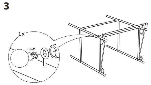 IKEA 101 925 79 RÖNNSKÄR Wash Basin Shelf - fig 3
