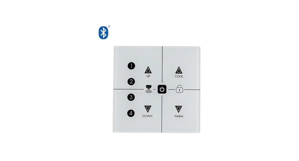 Hytronik Hbp02 Touch Panel With Bluetooth 5.0 Sig Mesh Instruction Manual