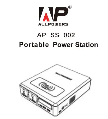 ALLPOWERS AP-SS-002 Portable Power Station User Manual