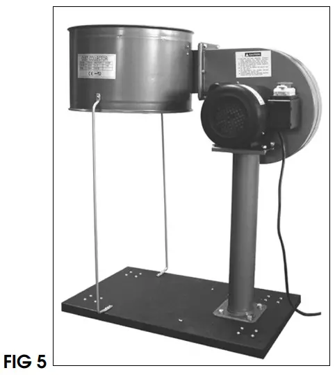 Clarke CDE7B Dust Extractor - ASSEMBLY 6