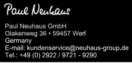 Paul Neuhaus 4595-18 Adriano Table Lamp LED User Manual - Address