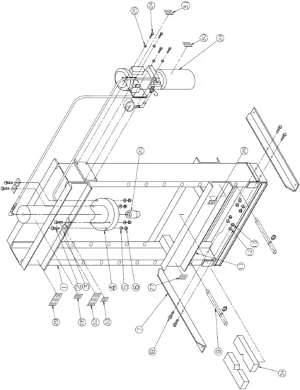 DAKE Force 25DA - EXPLODED VIEWS