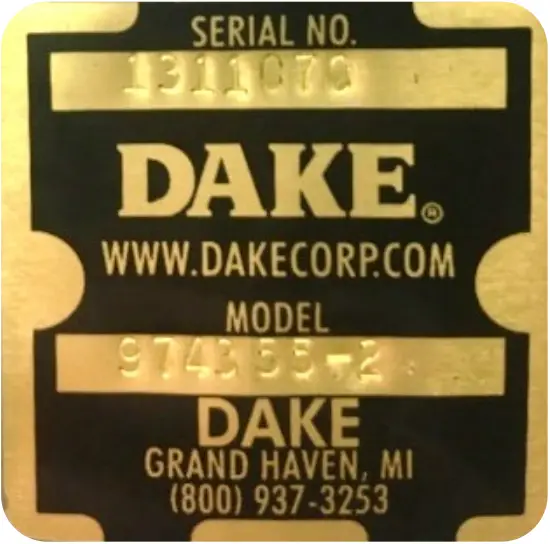 DAKE Force 25DA - Tag