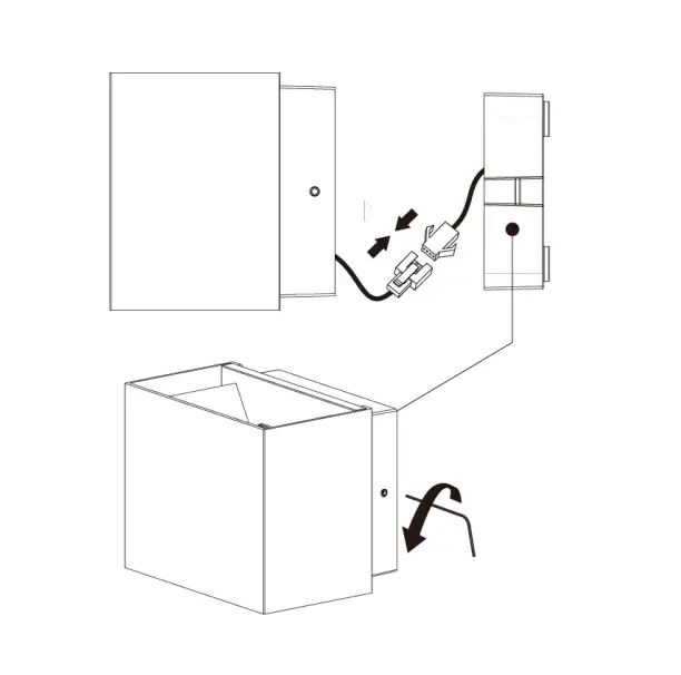 DAVIS LIGHTING BUED10 Bathurst BUED Wall Light - bracket