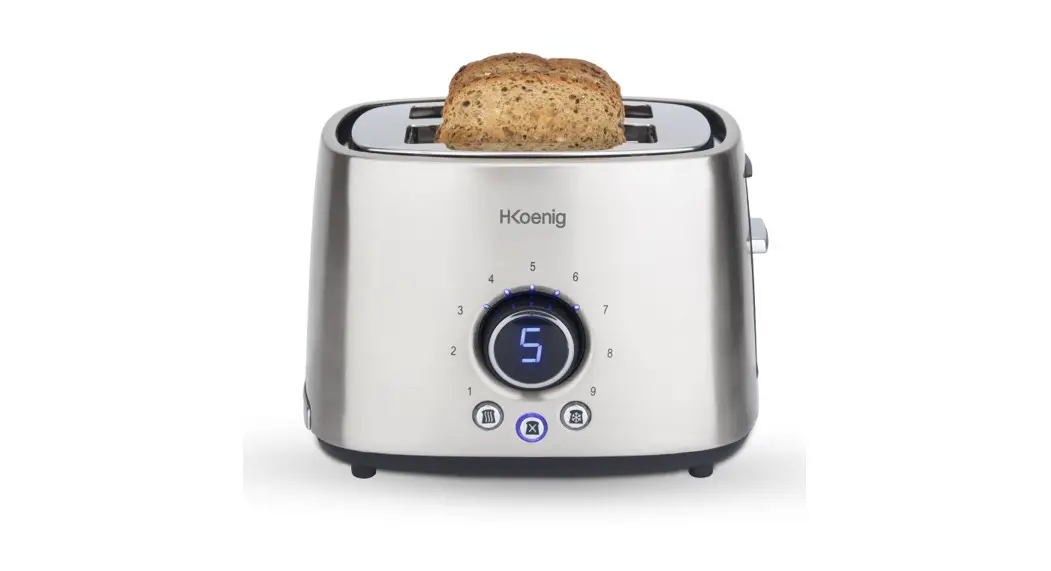 H Koenig Tos8 1000w 2-slot Toaster Instruction Manual