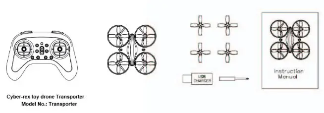 Thrillmotion Cyber-Rex S620 RC Drone 1