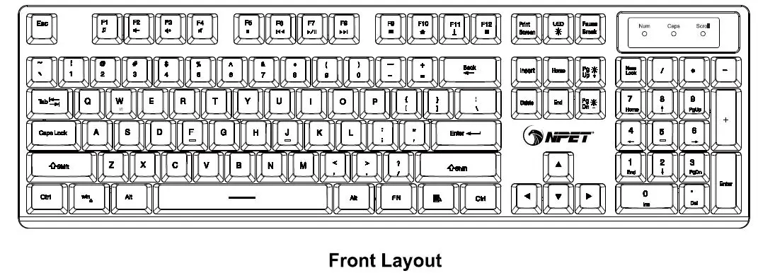 NPET-K11-Wireless-Membrane-Gaming-Keyboard-fig-1