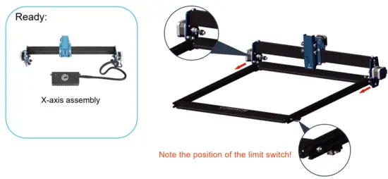 Comgrow COMGO Z1 Laser Engraver - Frame Assembly
