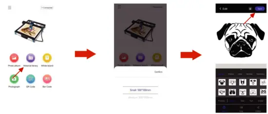 Comgrow COMGO Z1 Laser Engraver - app 30