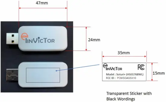 IINVICTOR HSEG768WL USB Dongle - Fig