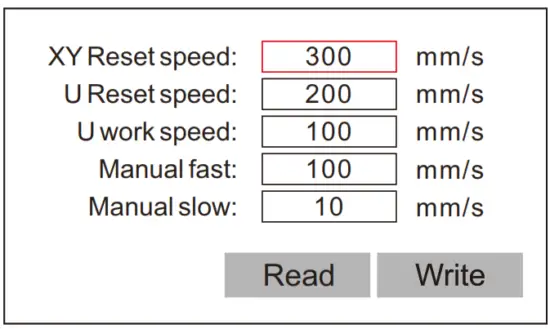 SHENHUI LASER USB G570 60W Cabinet Laser Engraver - Reset Speeds